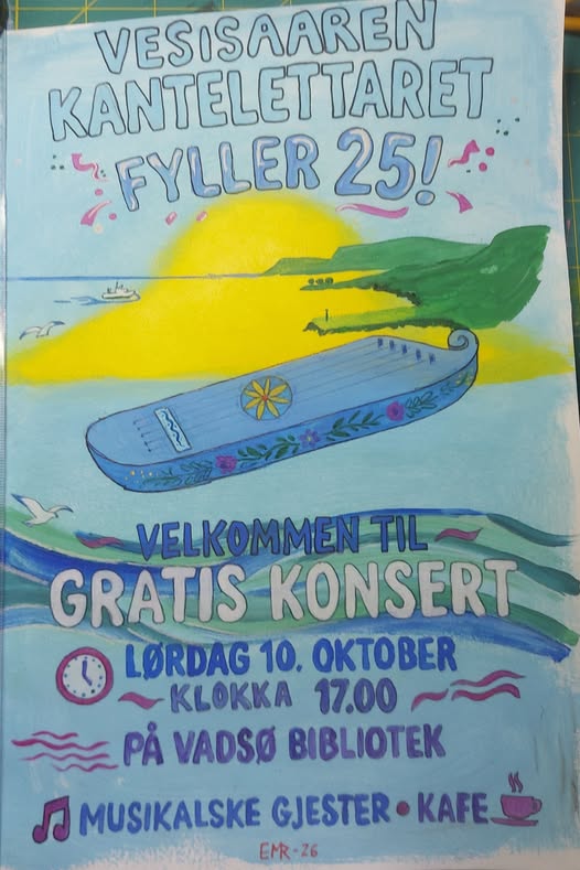 Vesisaaren Kantelettaret – 25-årsjubileumskonsert