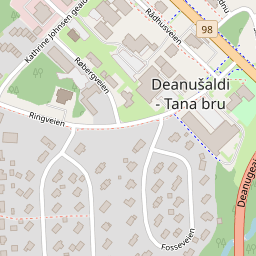 Kart: Besøkssenter villaks (Tana Joddu)